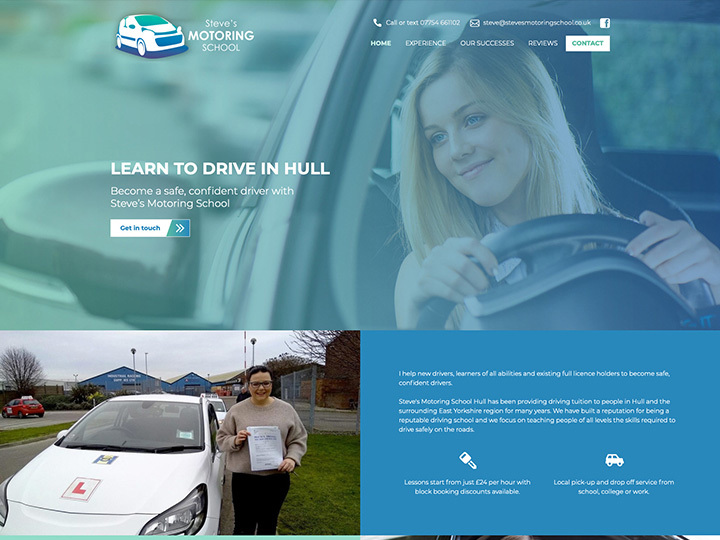 An example of a Plus website created by it'seeze