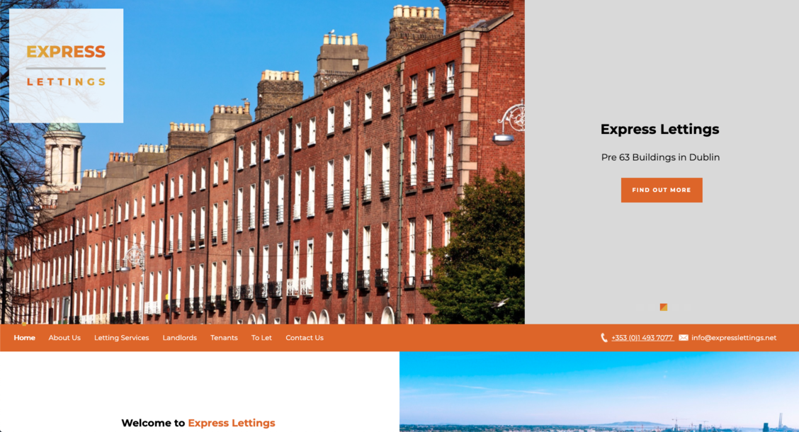 The new Express Lettings website from it'seeze